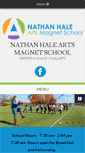 Mobile Screenshot of nathanhalearts.org