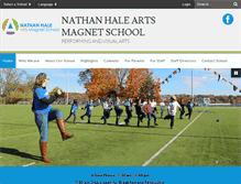 Tablet Screenshot of nathanhalearts.org